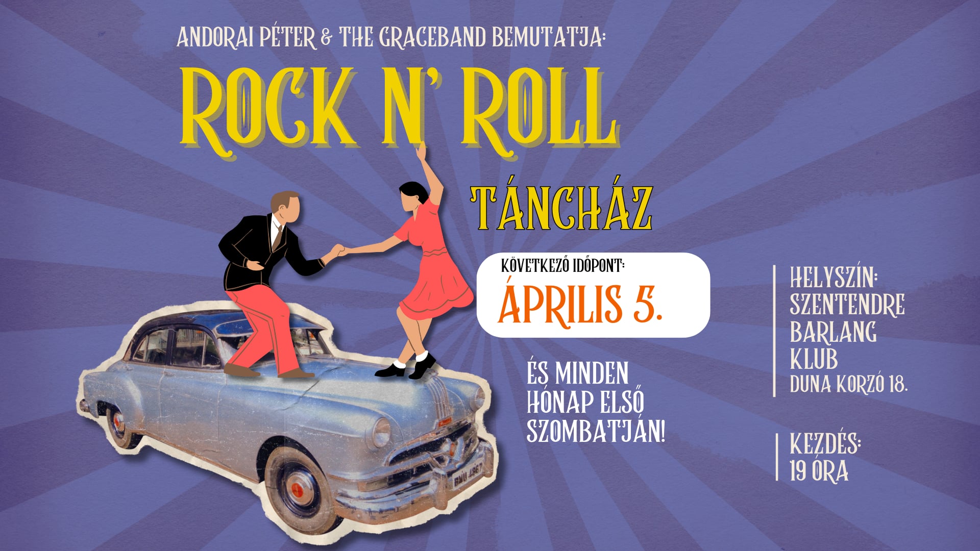 Rock N' Roll Táncház | Zenél: Andorai Péter & Graceband