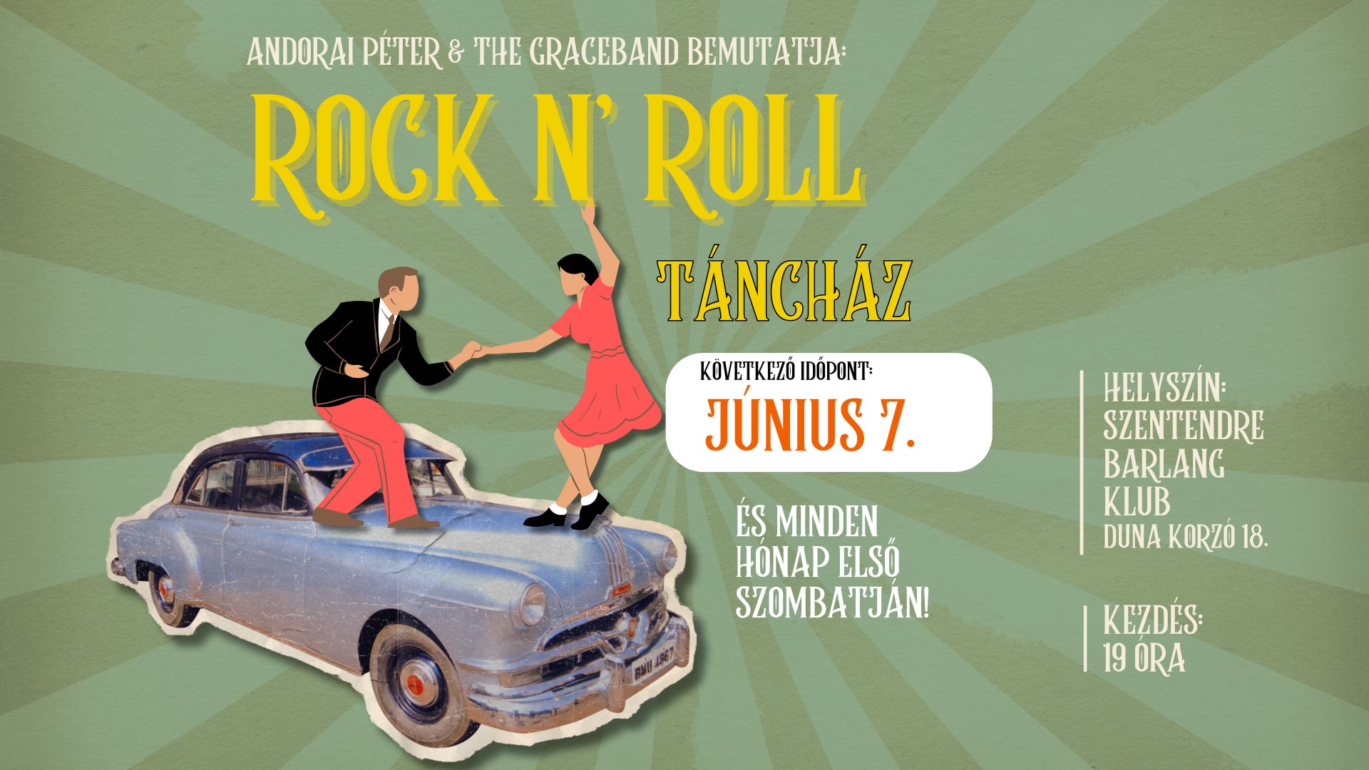 Rock N' Roll Táncház | Zenél: Andorai Péter & Graceband