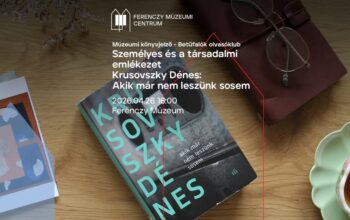 Múzeumi könyvjelző: Betűfaló olvasóklub Krusovszky Dénes: Akik már nem leszünk sosem