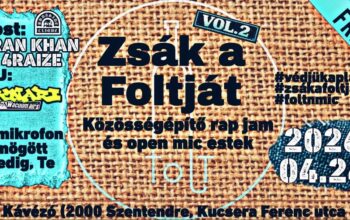 Zsák a Foltját Vol.2. - Közösségépítő rap, jam open mic estek