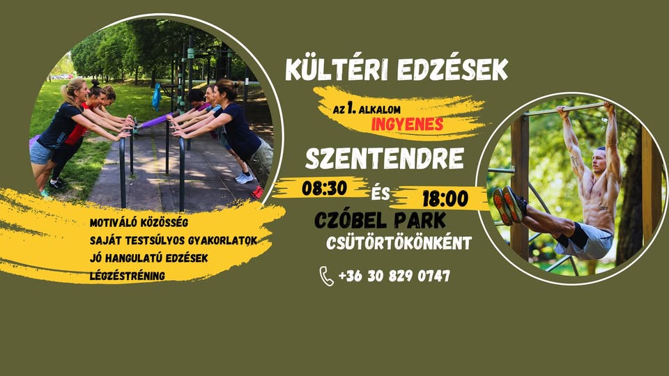 Esti -Ingyenes próbaedzések - Erő, mozgás, légzés egy edzésben