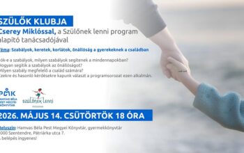 Szülők klubja – Cserey Miklóssal, a Szülőnek lenni program alapító tanácsadójával