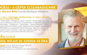 Műész - A gépek elszabadulnak Dr. Borsos Béla humánökológus előadása
