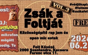 Zsák a Foltját! Vol. 3. Közösségépítő rap jam es open mic este