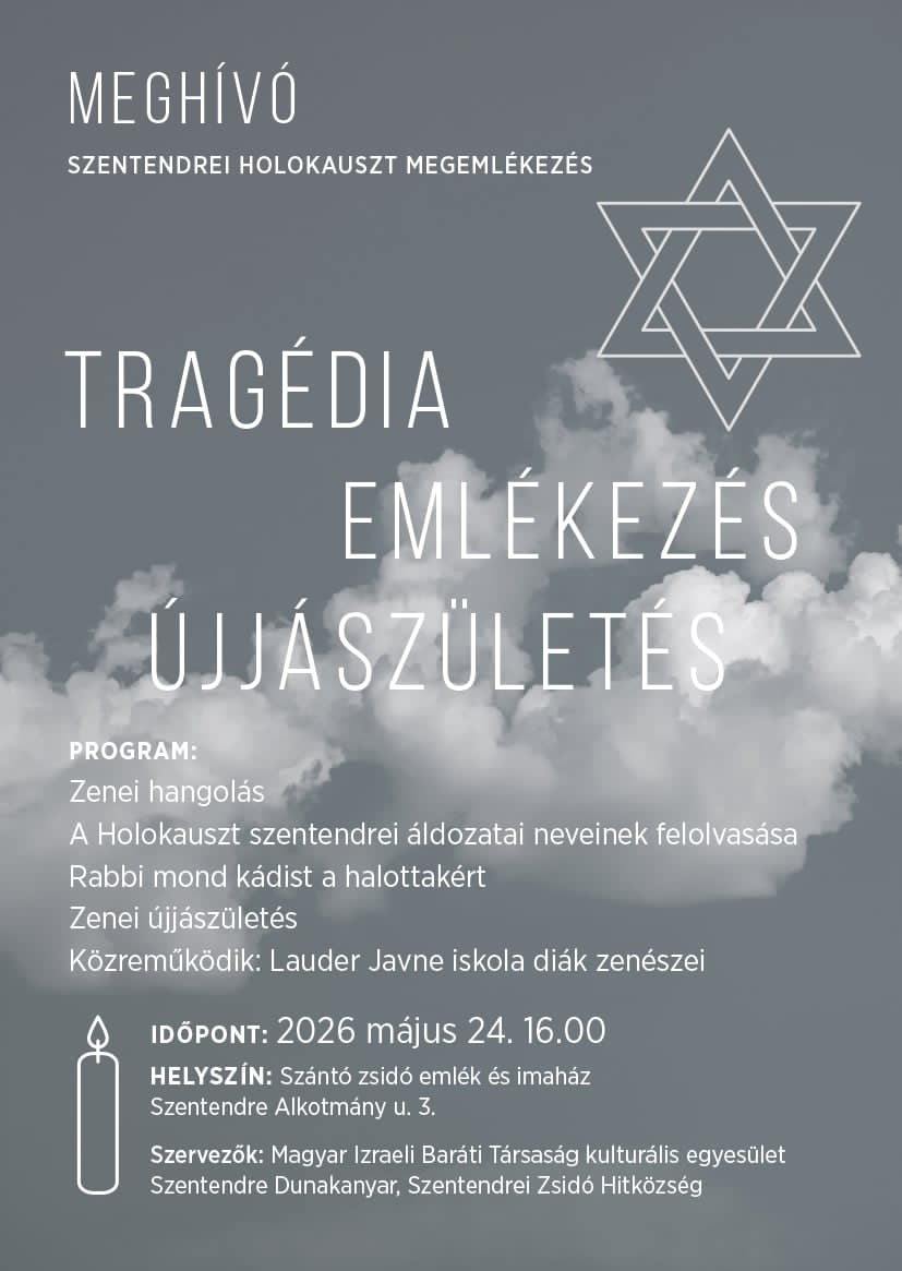Meghívó | Tragédia - Emlékezés - Újjászületés