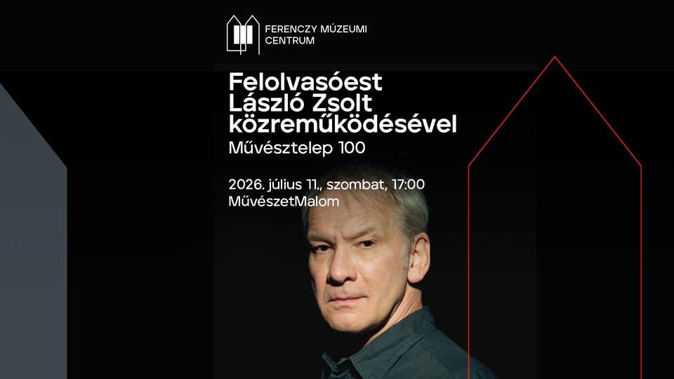Felovasóest László Zsolttal a Művésztelep 100 kiállításban