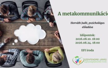 A metakommunikáció - sok gyakorlattal az EFI-ben