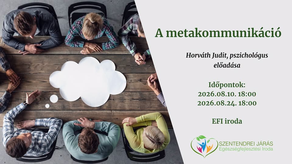A metakommunikáció - sok gyakorlattal az EFI-ben