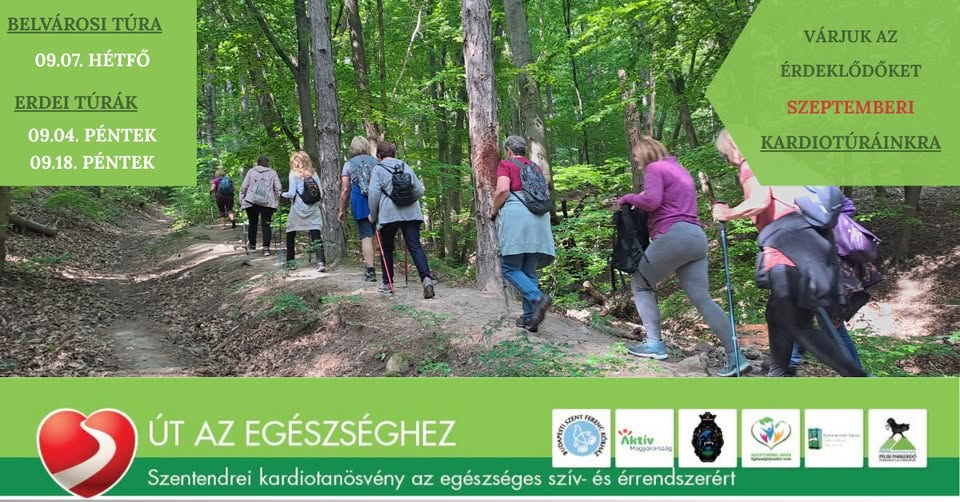 Vezetett kardiotúrák szeptemberben