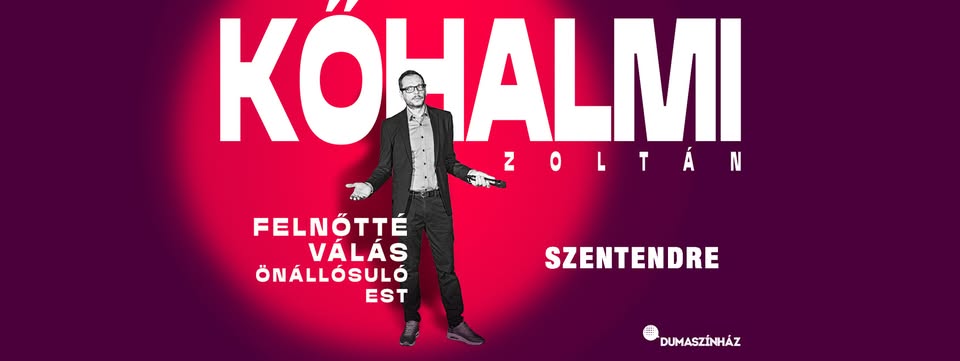 Kőhalmi Zoltán önállósuló estje Szentendrén