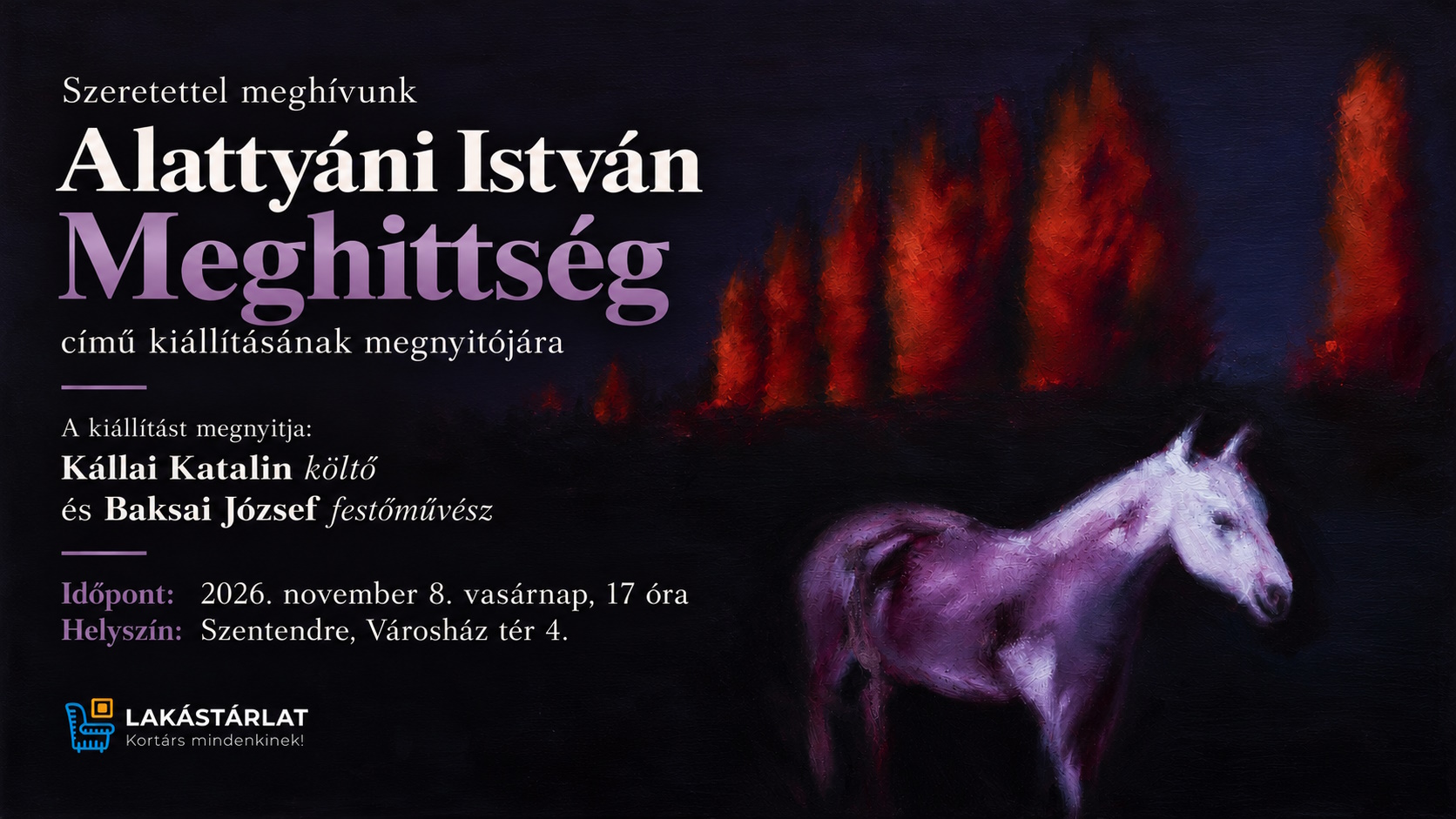 Alattyáni István: Meghittség | kiállításmegnyitó